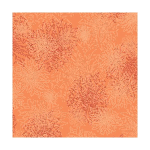 Floral Elements - Tangerine