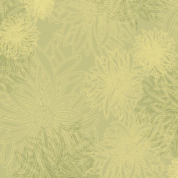 Floral Elements - Pear Green