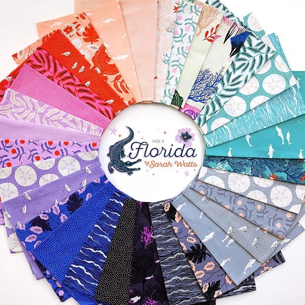 Florida Vol. 2 Fat Quarter Bundle | Sarah Watts | 30 FQs + Panel