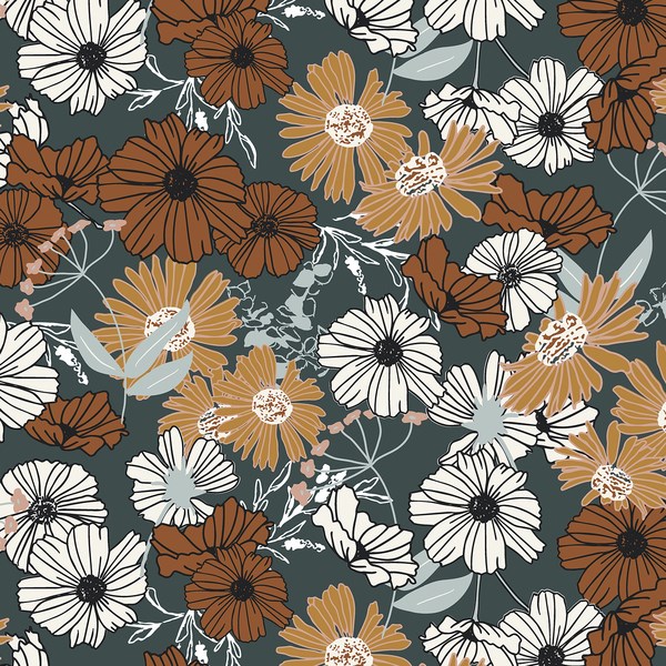Flower Child - Hunter Green
