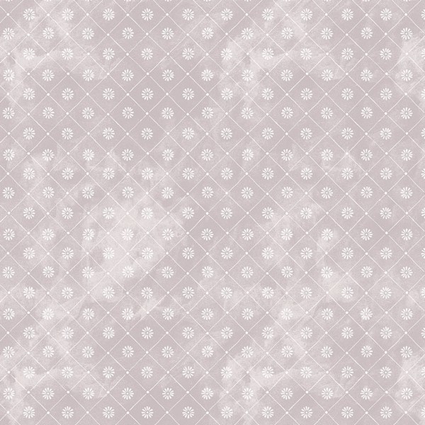 Flower Pattern - Muted Purple