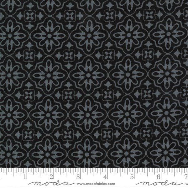 Flower Tile - Black