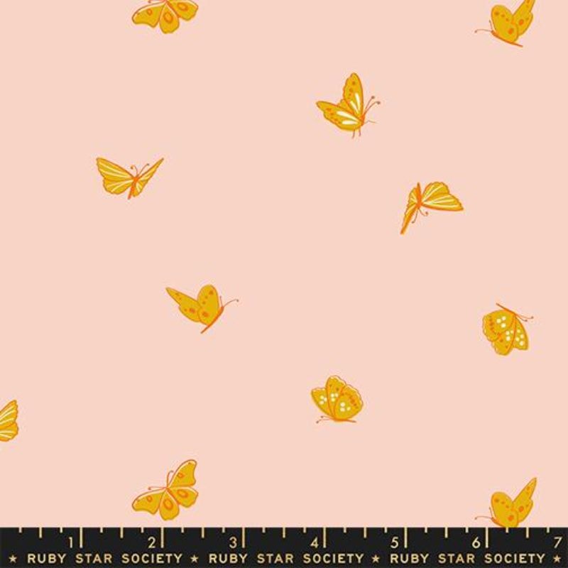 Flowerland Butterflies - Vintage Pink