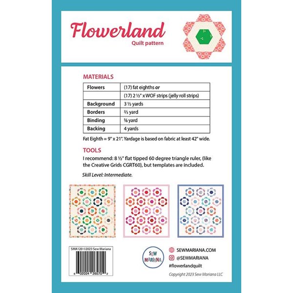 Flowerland Quilt Pattern | Sew Mariana
