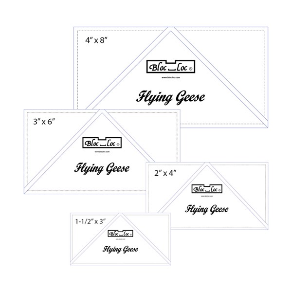 Flying Geese Ruler Set by Bloc Loc