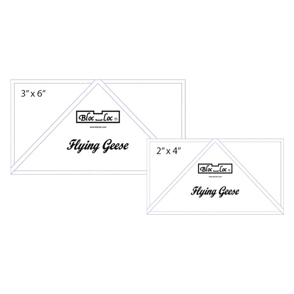 Flying Geese Ruler Set by Bloc Loc