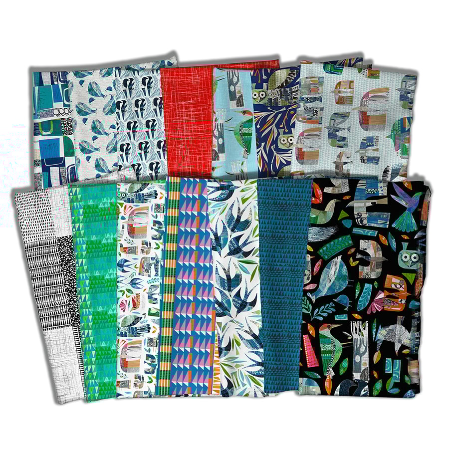 Flying South Fat Quarter Bundle | Clare Youngs | 14 FQs