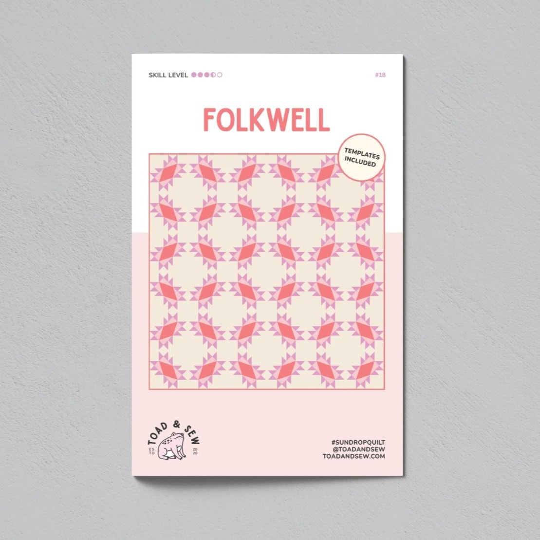 Folkwell Quilt Pattern | Toad & Sew