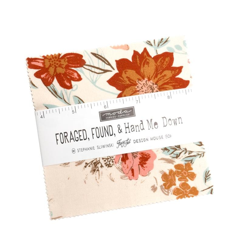 Foraged, Found & Hand Me Down Charm Pack | Fancy That Design House & Co. | 42 - 5" Squares