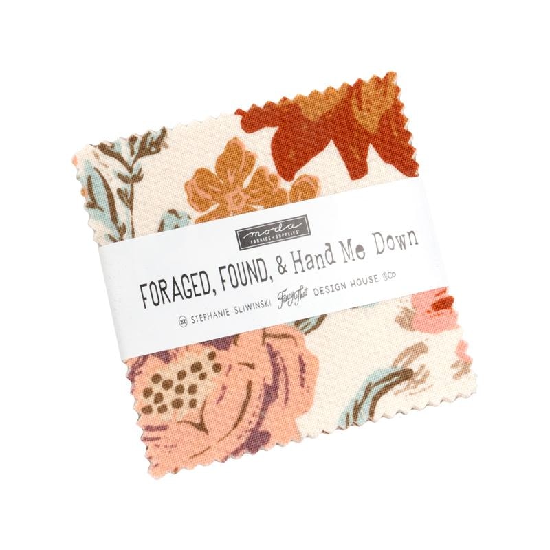 Foraged, Found, and & Hand Me Down Mini Charm Pack | Fancy That Design House & Co. | 42 - 2.5" Squares