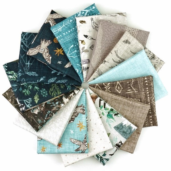 Forest Fable Fat Quarter Bundle | Esther Fallon Lau | 15 FQs