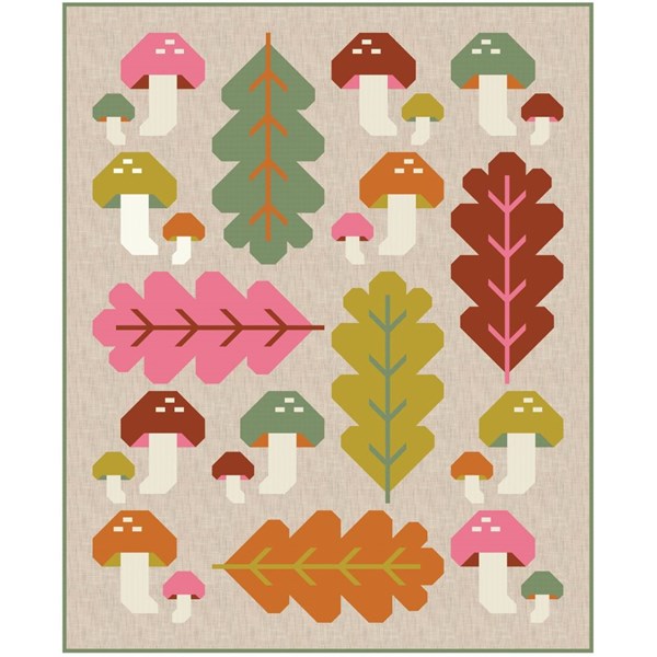 Forest Fungi Quilt Kit - INCLUDES PATTERN