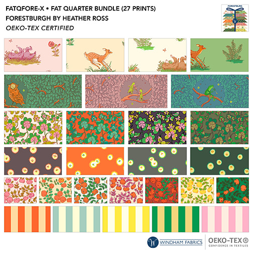 Forestburgh Fat Quarter Bundle | Heather Ross | 27 FQs