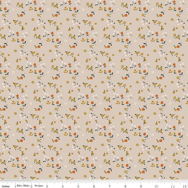 Forgotten Memories Ditsy - Taupe