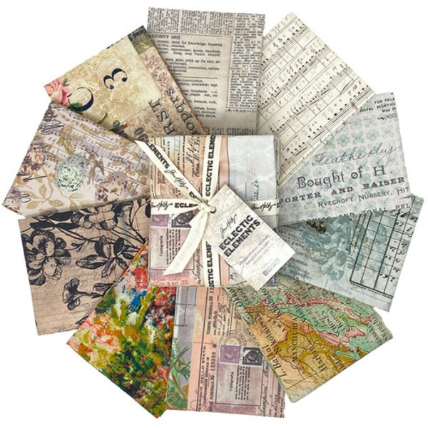 Foundations Fat Quarter Bundle | Tim Holtz | 10 FQs