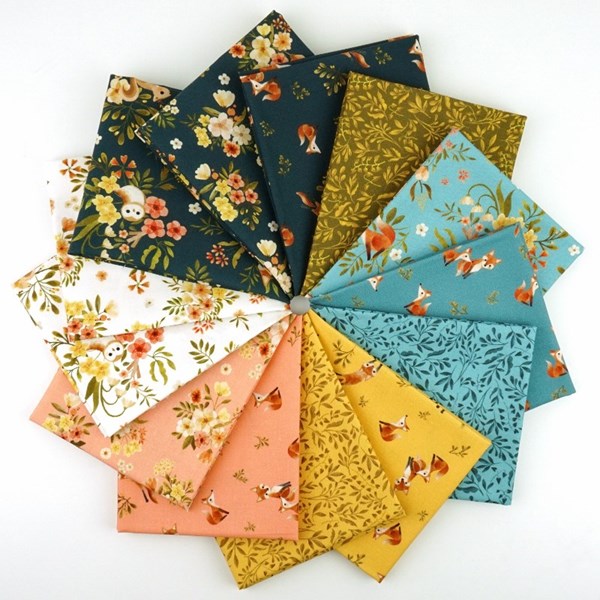 Foxy Fat Quarter Bundle | Vivian Yiwing | 13 FQs