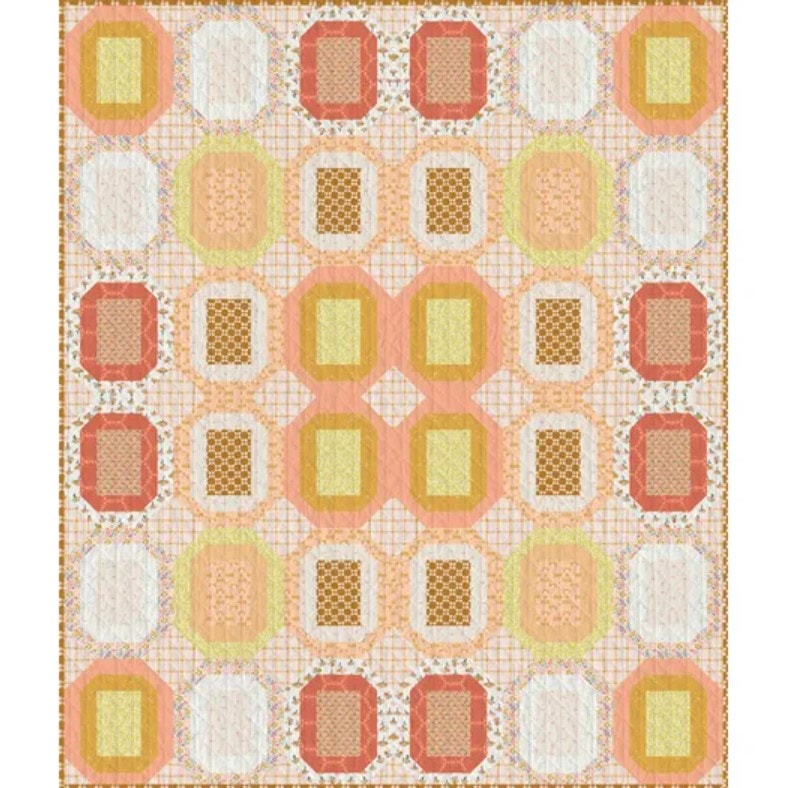 Framed Foliage Quilt Kit | GeoBloom | Sewcial Bee Collective