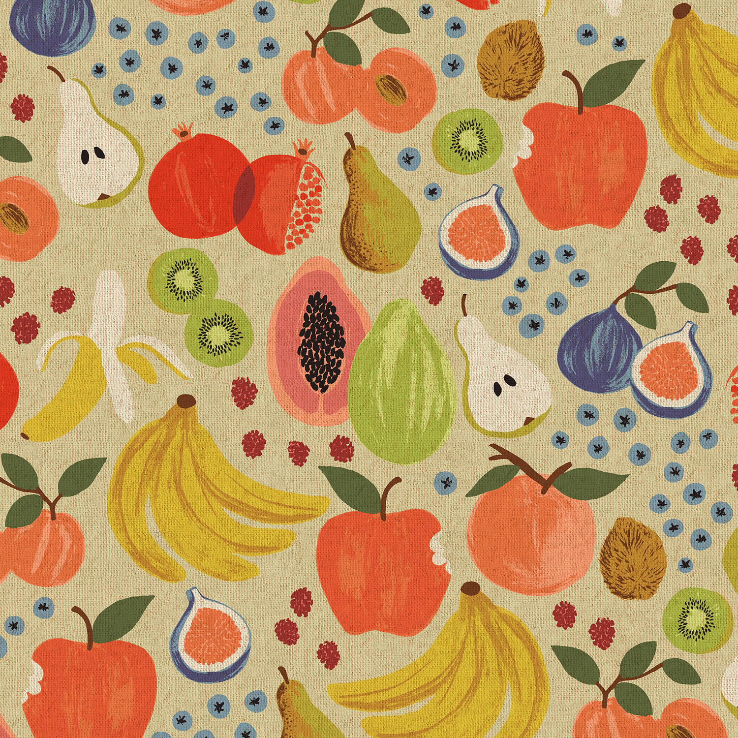 Fruit Stand - Cream CANVAS