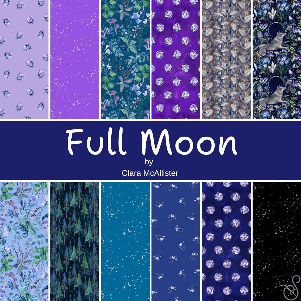 Full Moon Fat Quarter Bundle | Clara McAllister | 12 FQs