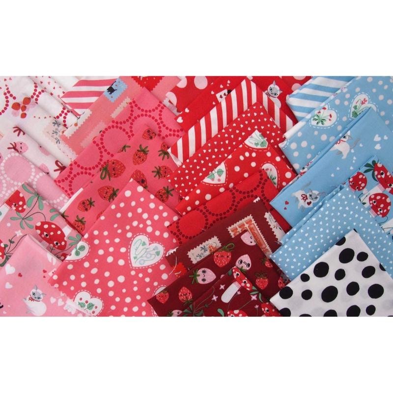 Funny Valentine Layer Cake | Lizzy House | 42 - 10" Squares