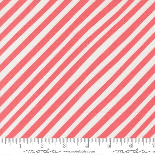 Funny Valentine Stripes - Coral