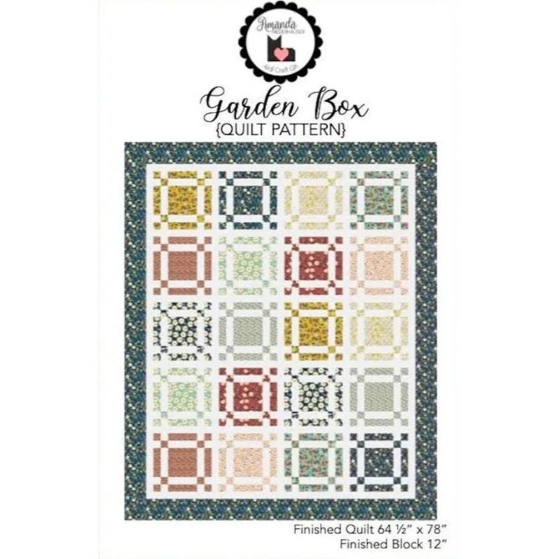 Garden Box Quilt Pattern | Amanda Niederhauser