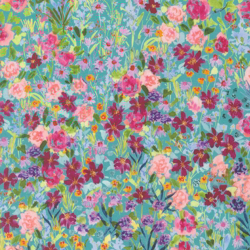 Garden Glitter - Turquoise