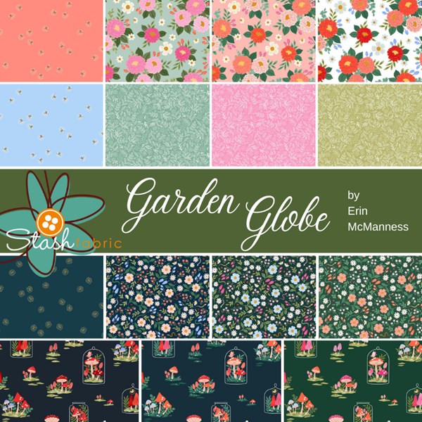 Garden Globe Fat Quarter Bundle | Erin McManness | 15FQs