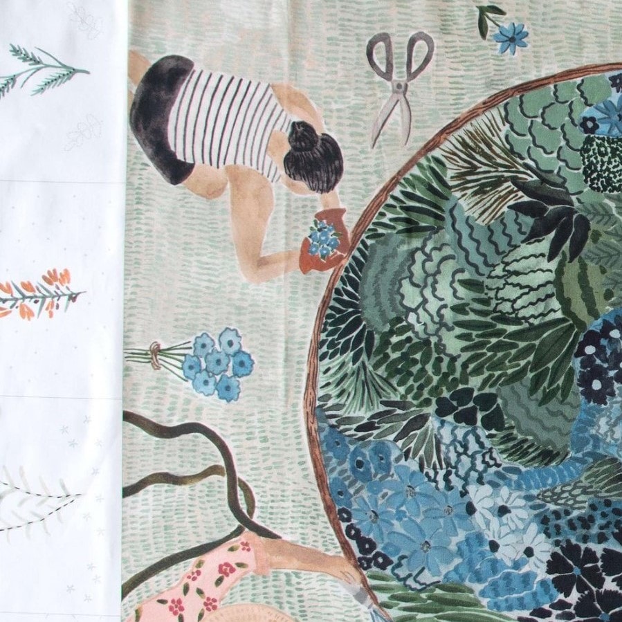 Garden Panel | Green World | 24" X 44"