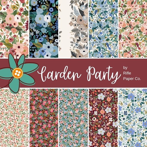 Garden Party Fat Quarter Bundle | Rifle Paper Co. | 10 SKUs