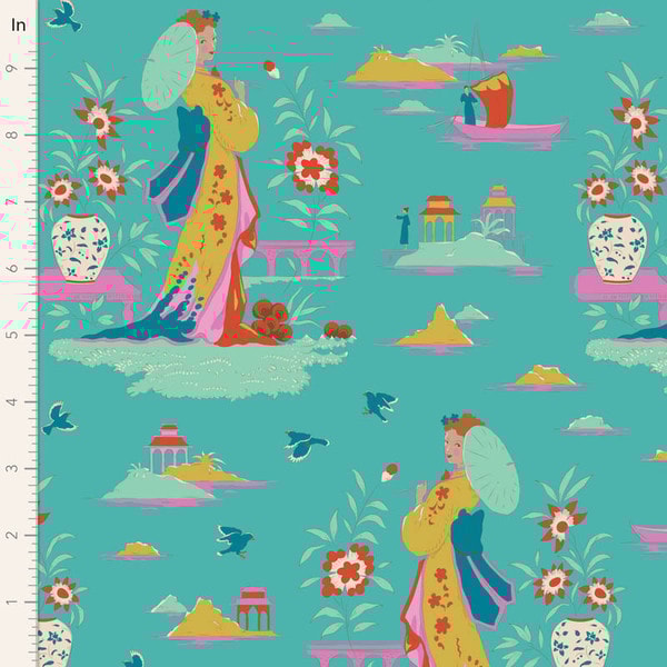 Garden Vista - Turquoise