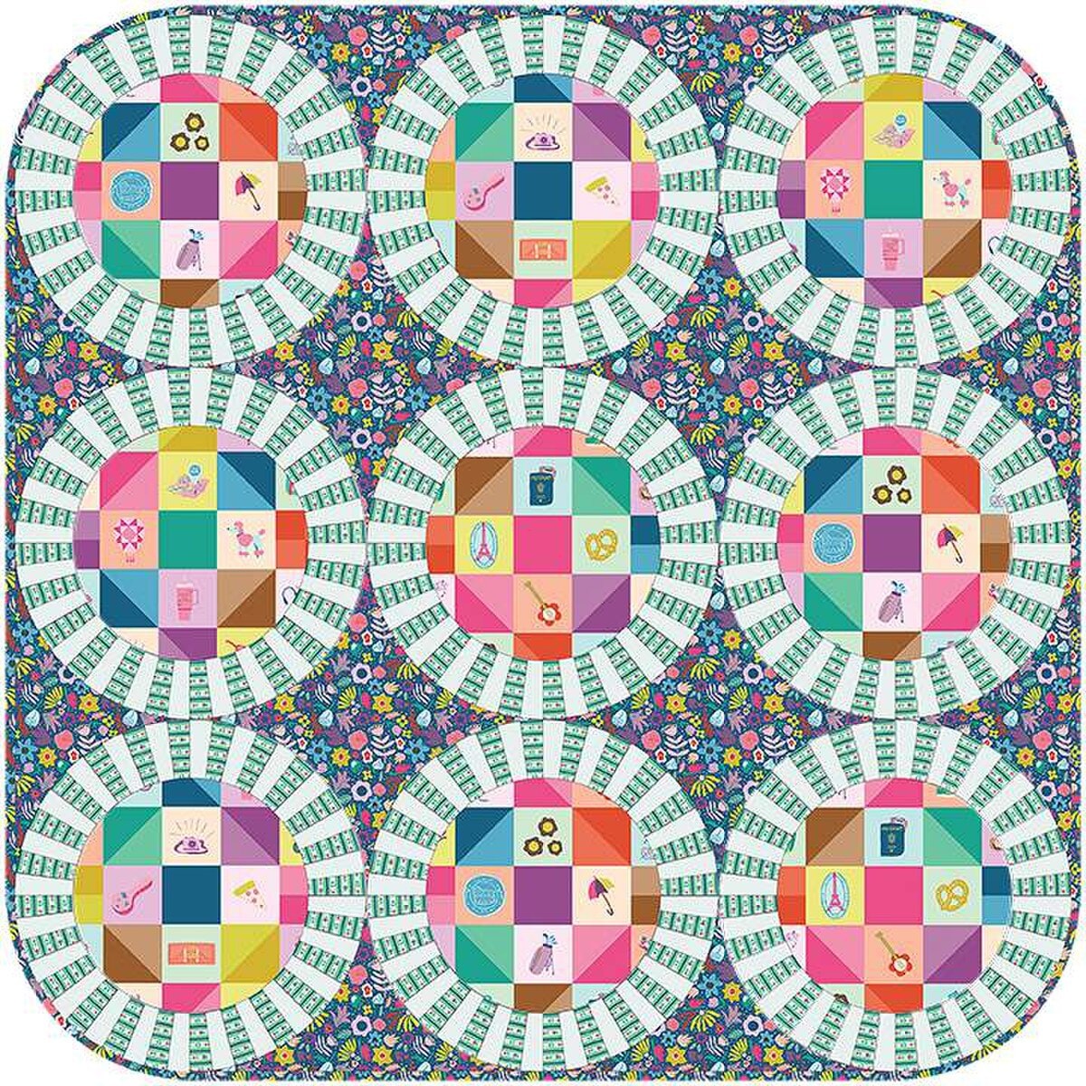 Glare Quilt Pattern | Latifah Saafir Studios