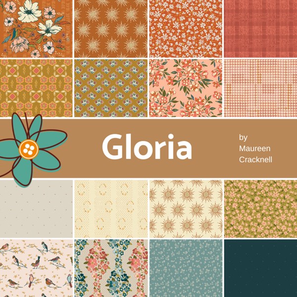 Gloria Half Yard Bundle | Maureen Cracknell | 16SKUs