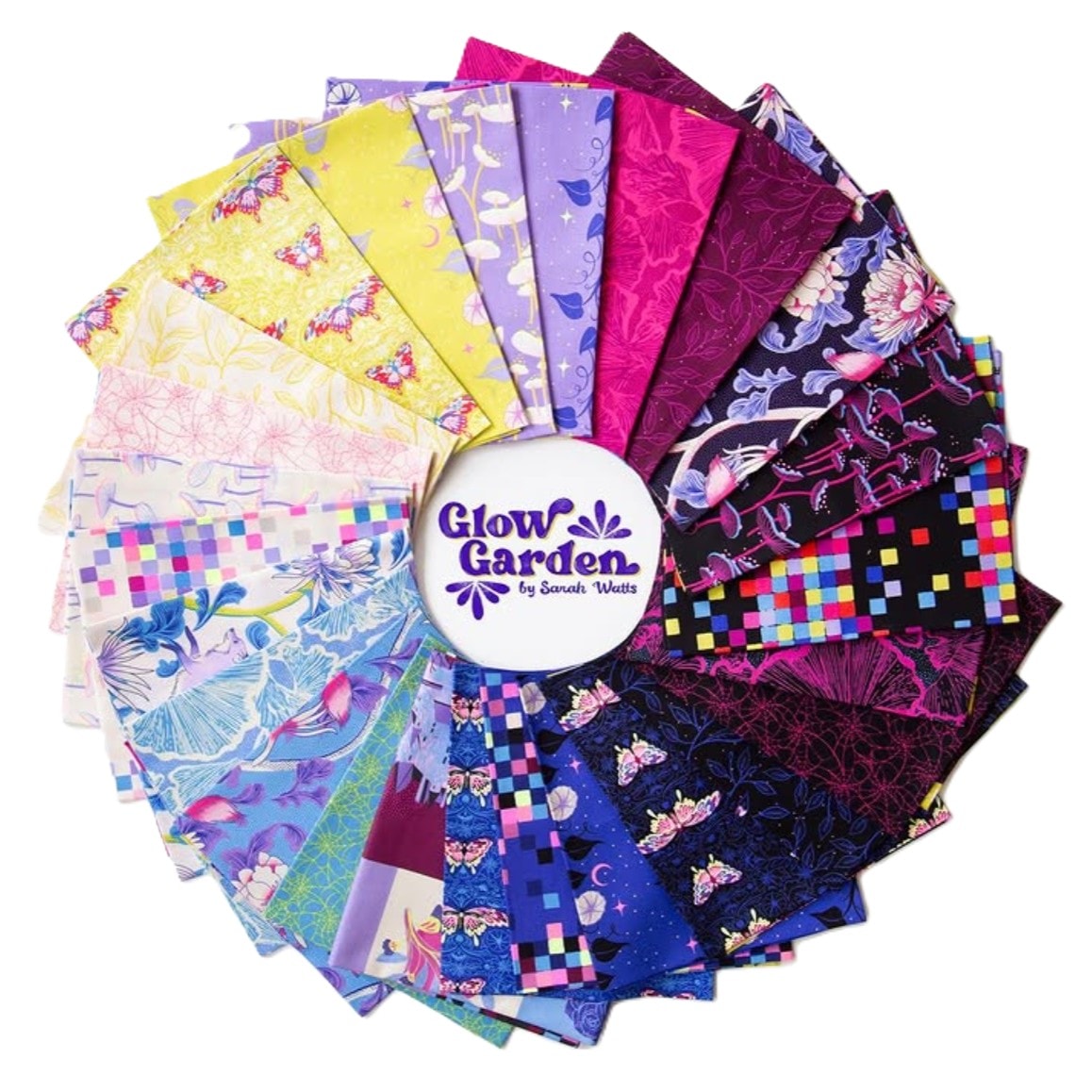 Glow Garden Fat Quarter Bundle | Sarah Watts | 25 SKUs