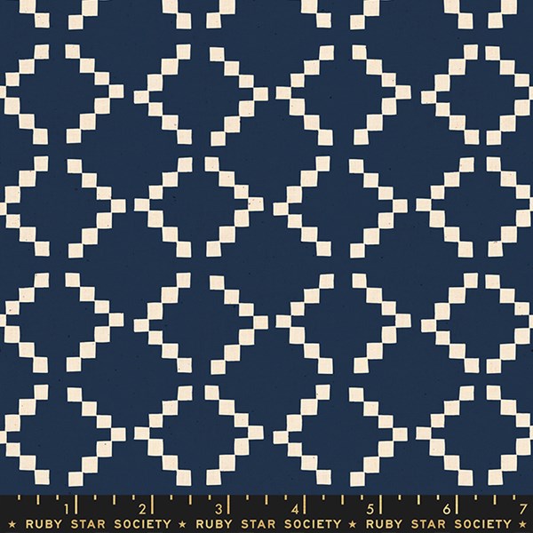 Golden Hour Tile - Navy