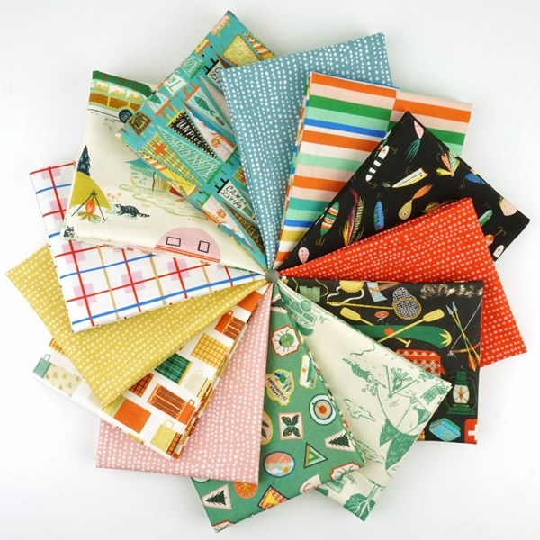 Gone Camping Fat Quarter Bundle | Faye Guanipa | 13 FQs