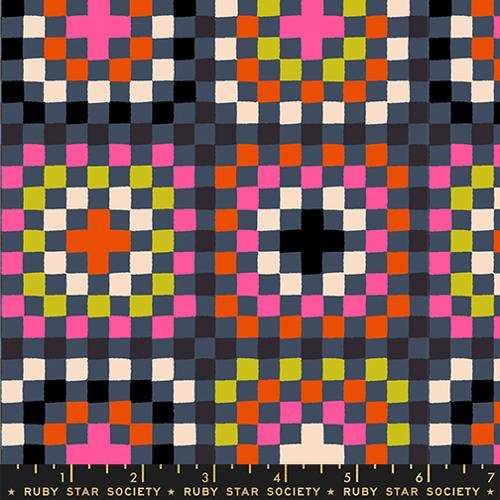 Granny Square RAYON - Black