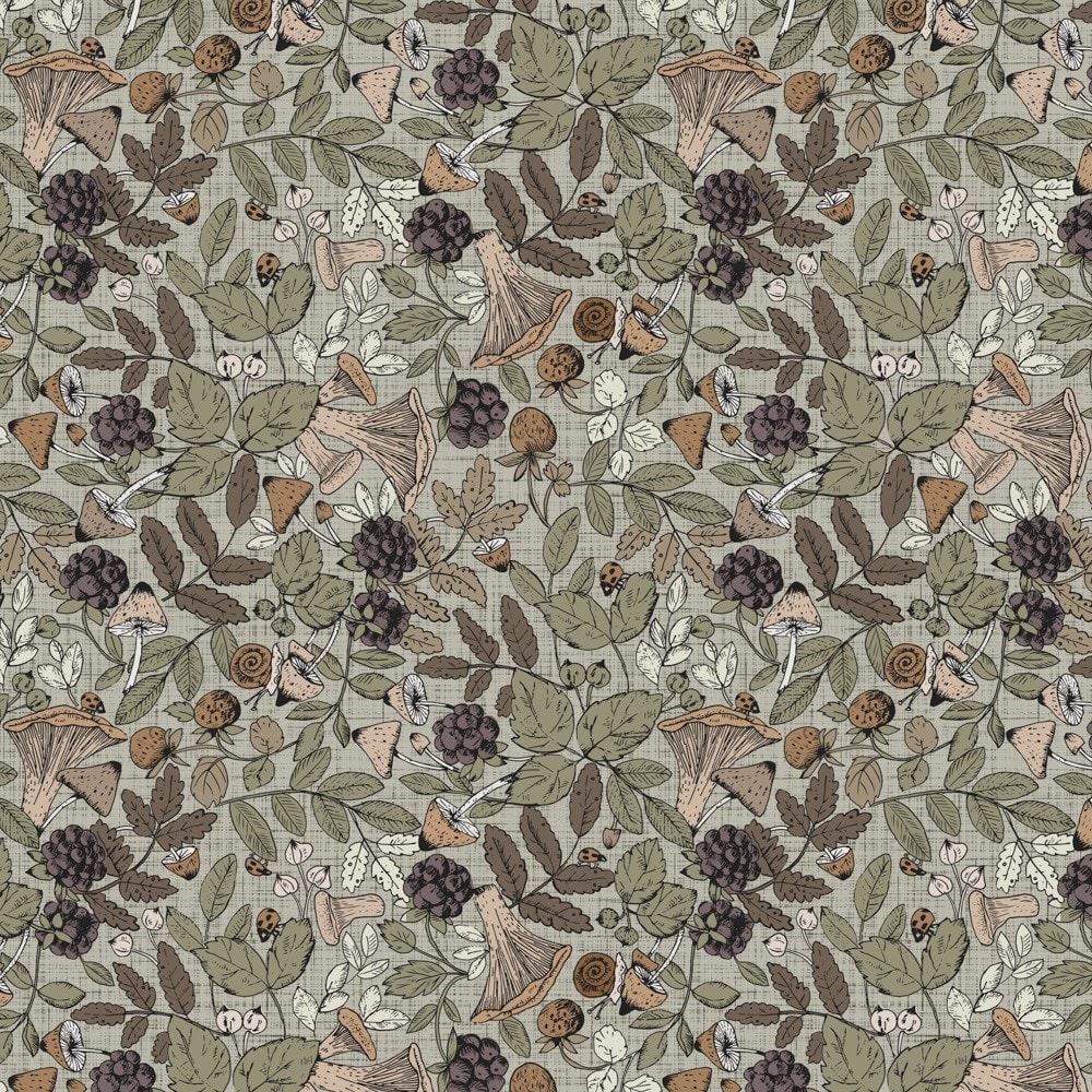 Grassland Mushrooms - Green Multi