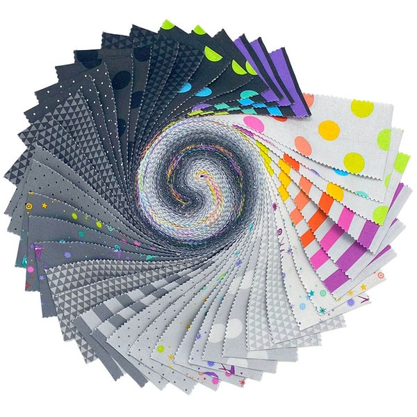True Colors Graywork Design Roll | Tula Pink | 40 PCs