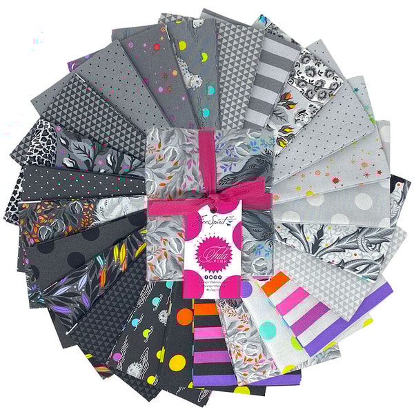 Graywork Fat Quarter Bundle | Tula Pink | 24 FQs