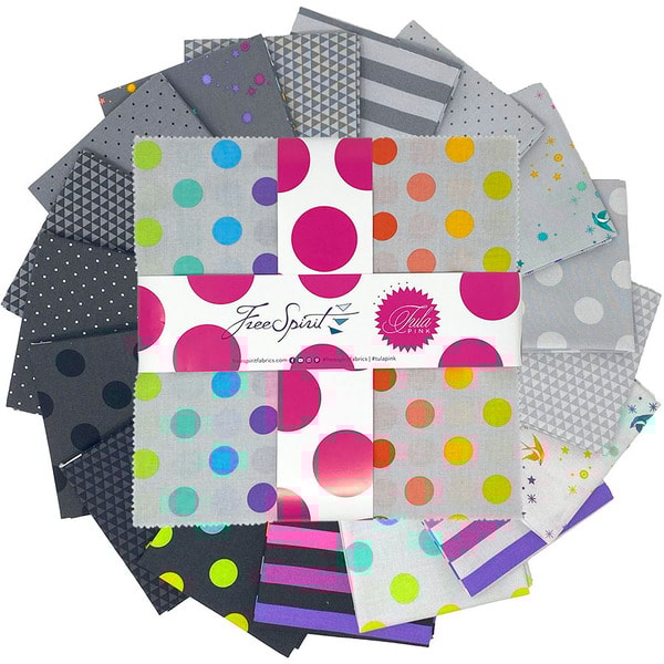 True Colors Graywork 10" Stacker | Tula Pink | 42 PCs