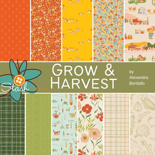 Grow & Harvest Half Yard Bundle | Alexandra Bordallo | 11 SKUs