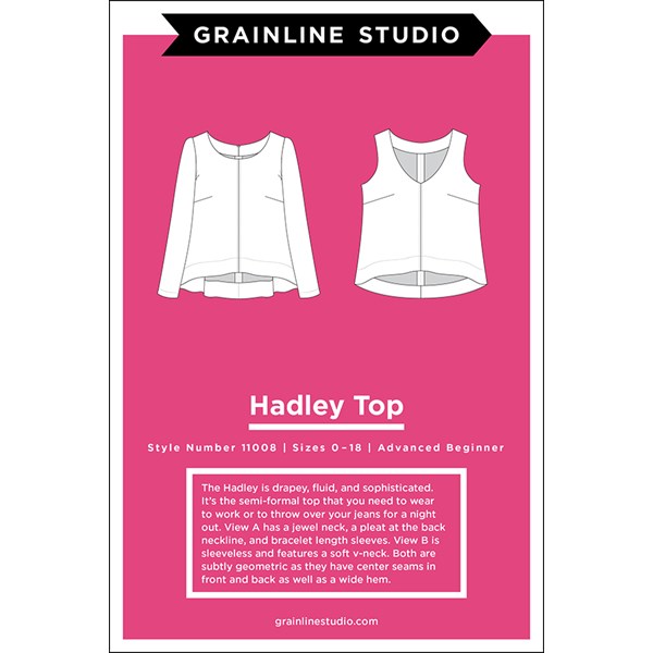 Hadley Top Pattern by Grainline Studio