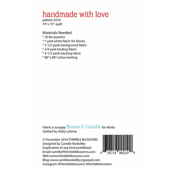 Handmade With Love by Camille Roskelley