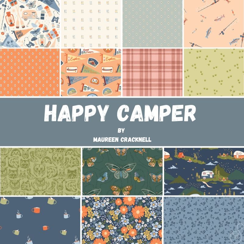Happy Camper Half Yard Bundle | Maureen Cracknell | 14 SKUs