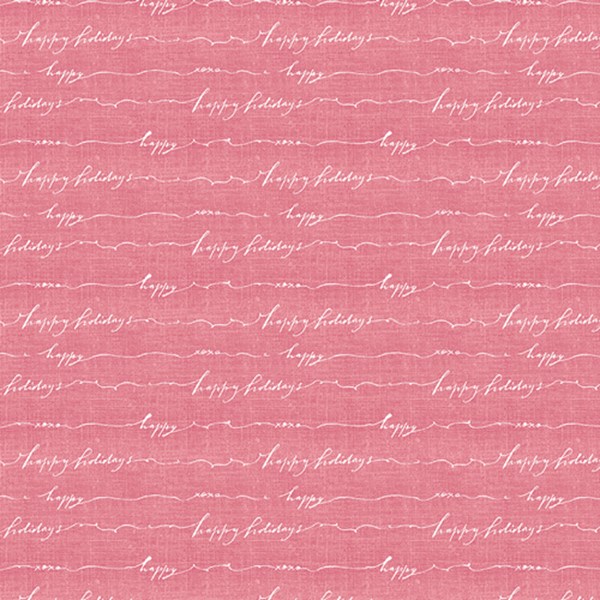 Happy Holidays - Pink