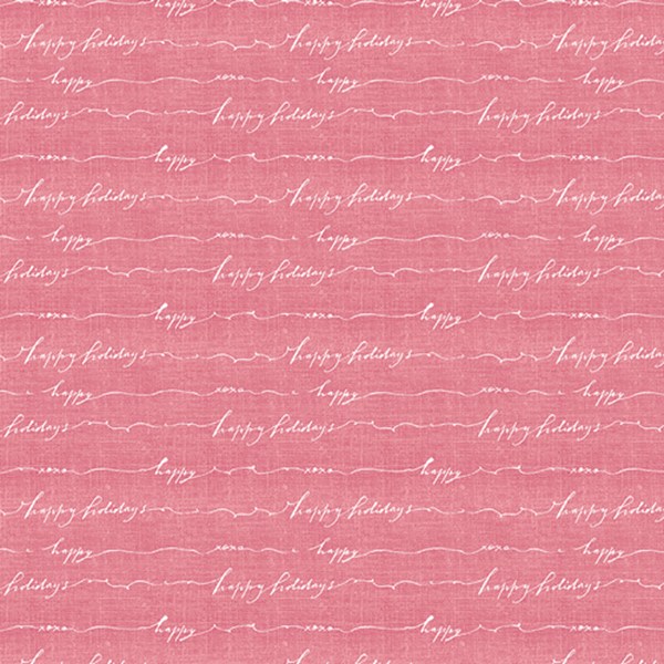 Happy Holidays - Pink