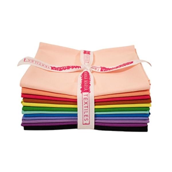 Happy Place Solids 3 Fat Quarter Bundle | Anna Maria Horner | 12 FQs