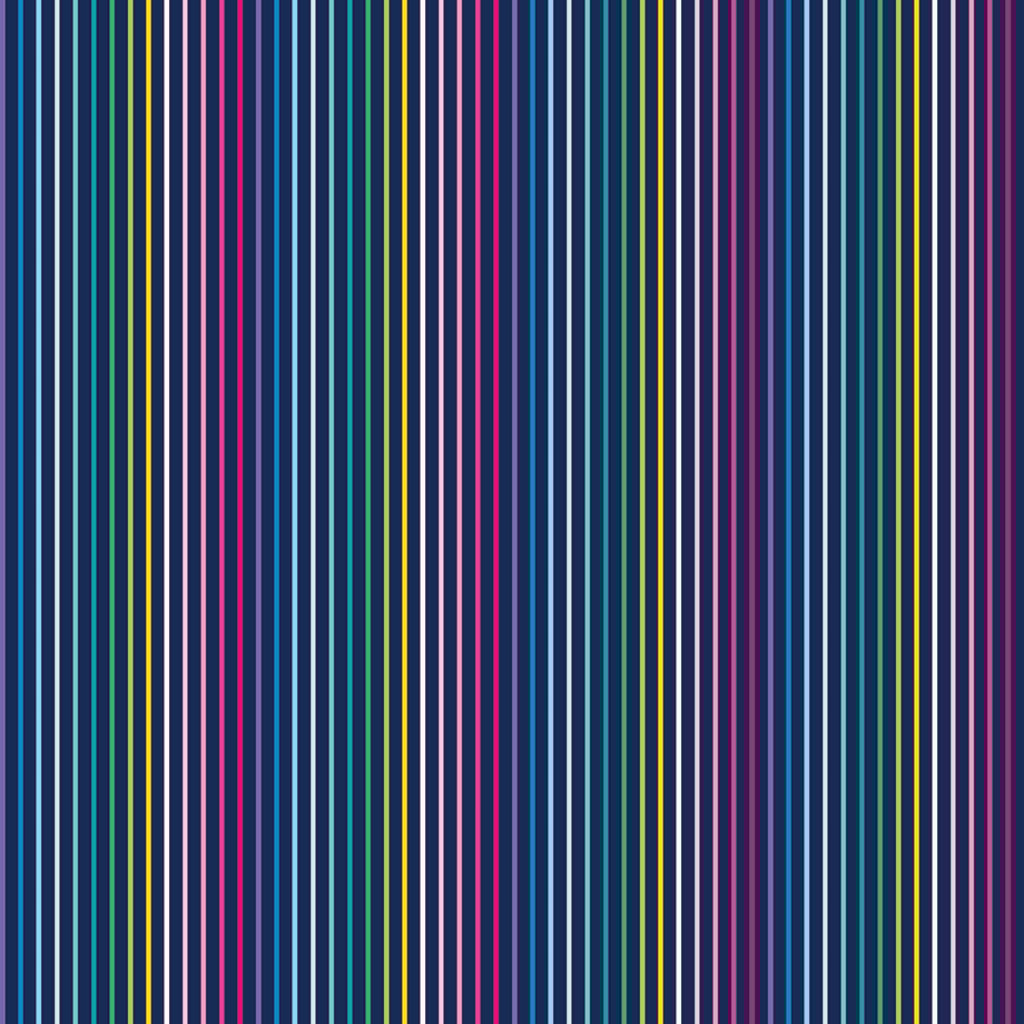 Happy Stripe - Light Navy