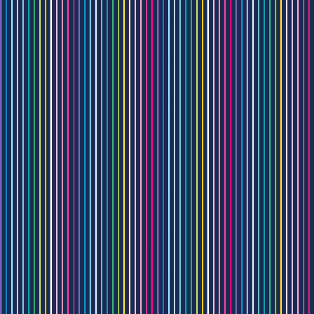 Happy Stripe - Light Navy